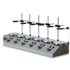 Multihead Magnetic Heating Stirrer PH-6 Series, 6-Head Constant Temperature Stirrer with Stepless Speed Control, 6×200W Heating Power, 100-1000ml Capacity